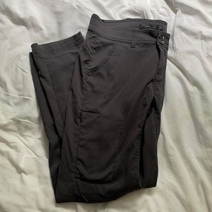 Prana Halle Straight Pants in charcoal gray